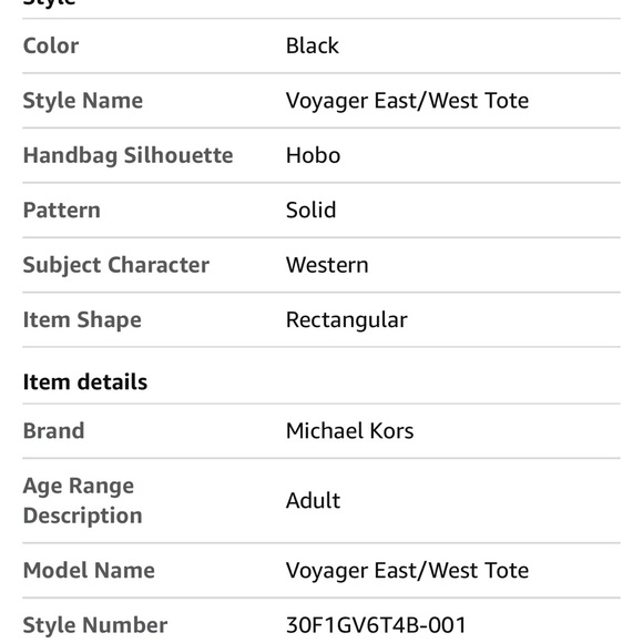 Michael Kors Black and Gray Tote Bag - Picture 14 of 16